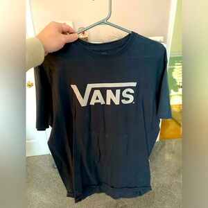 Vans tshirt size medium dark navy blue
